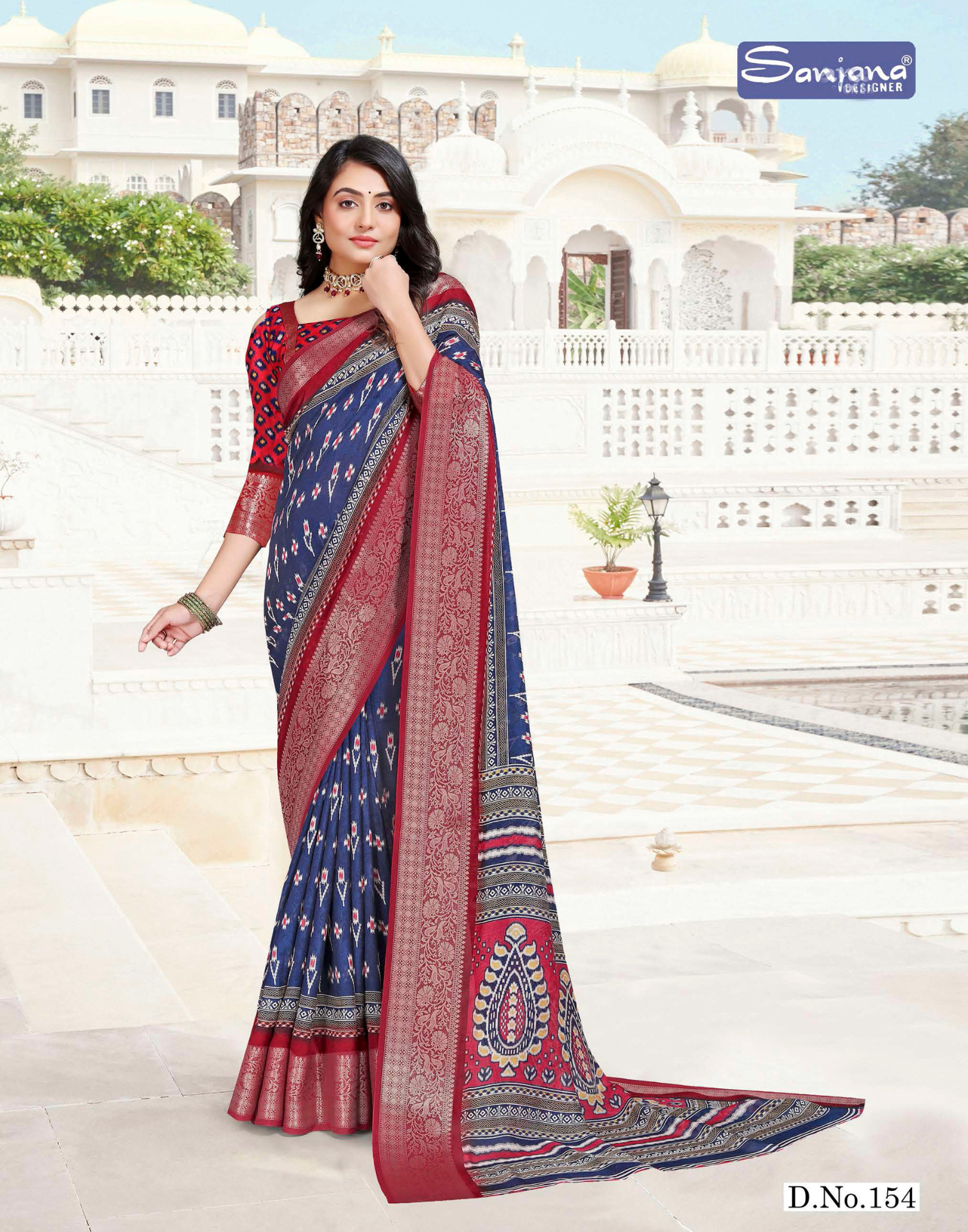 Pochampally Ikkat print sarees with Pure Marshmellow fabric